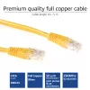 ACT Amarillo Cable de red U/UTP CAT6 de 2 metros con conectores RJ45