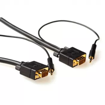 ACT 3 metros cable VGA y audio de alto rendimiento macho-macho