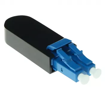 Adaptador loopback LC de fibra óptica ACT EA9004 monomodo 1310 nm negro