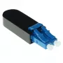 Adaptador loopback LC de fibra óptica ACT EA9004 monomodo 1310 nm negro