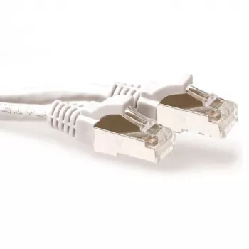 ACT Blanco 3 metros LSZH SFTP CAT6A cable de red rastnasenfrei con conectores macho RJ45