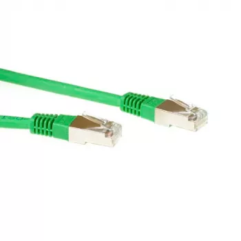 ACT verde 1 metro LSZH SFTP CAT6 cable de red con conectores macho RJ45