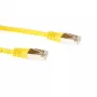 Cable de red ACT amarillo 30 m LSZH SFTP CAT6 con conectores RJ45