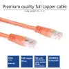 Cable de red ACT naranja 1,5 m U/UTP CAT6 con conectores RJ45