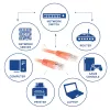 Cable de red ACT naranja 1,5 m U/UTP CAT6 con conectores RJ45