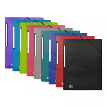 Carpeta Oxford 400105131 polipropileno A4 negro azul verde gris rosa lila rojo turquesa