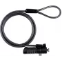 eSTUFF GLB220102 Candado de cable negro 1,8 m