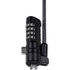 eSTUFF GLB220102 Candado de cable negro 1,8 m