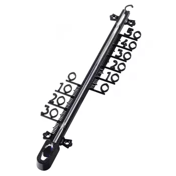 Hama 00186405 Termómetro ambiental mecánico interior/exterior negro
