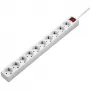 Hama 00137234 Protección contra sobretensiones blanca 10 tomas AC 230 V 3 m