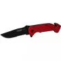 Navaja Camper/Scout KS Tools 907.2220 negro rojo