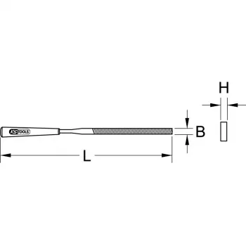 Limа/Raspador KS Tools 140.3051