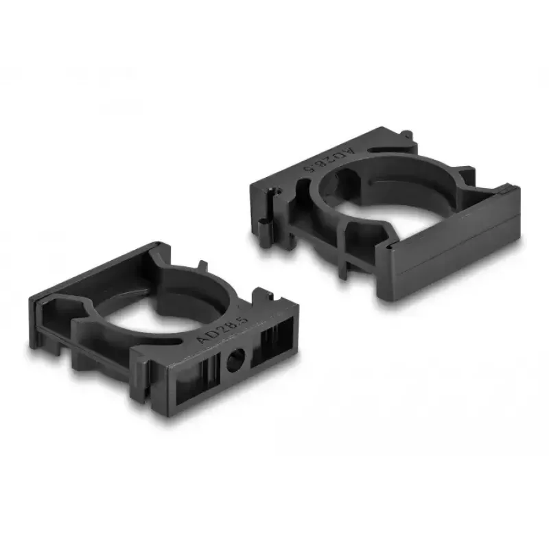 Soporte para cables DeLOCK 60487 28,5 mm negro 4 uds.