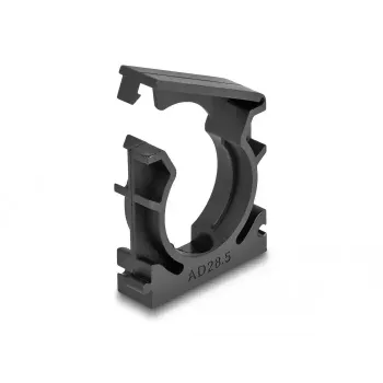 Soporte para cables DeLOCK 60487 28,5 mm negro 4 uds.