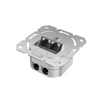 Hama 00200775 Regleta de enchufes 2 x RJ-45 blanca
