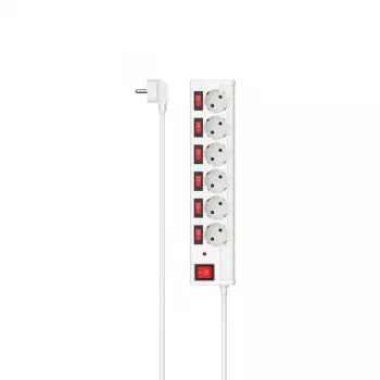 Hama 00223157 Regleta de enchufes inteligente 6 tomas AC 1,4 m 3680 W