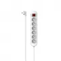 Hama 00223023 Regleta de enchufes múltiple inteligente 6 salidas AC 1,4 m