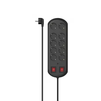 Hama 00223164 Regleta de enchufes 2 m 10 tomas AC interior negra