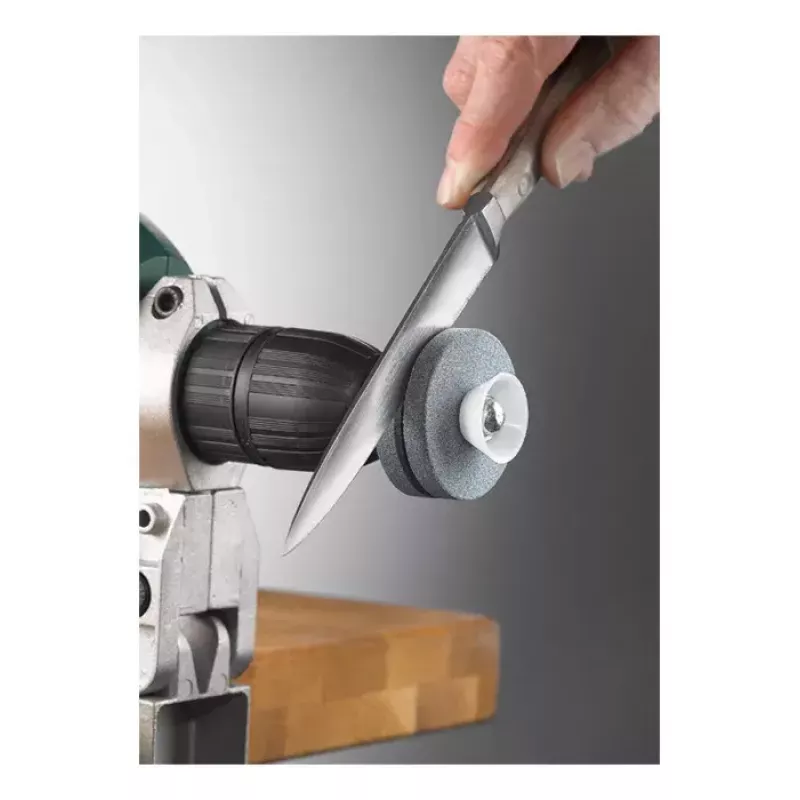 Afilador de cuchillos KWB 493800 gris diseño compacto fácil de usar