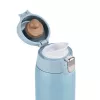 EMSA Light Mug 400 ml azul tapa de acero inoxidable polipropileno