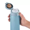 EMSA Light Mug 400 ml azul tapa de acero inoxidable polipropileno