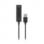 ACT AC9360 tarjeta de audio USB 3,5 mm conexión de auriculares 4 botones