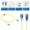 ACT cable de conexión de fibra óptica monomodo 9/125 OS2 Polarity Twist uniboot dúplex CS - LC de 5 metros