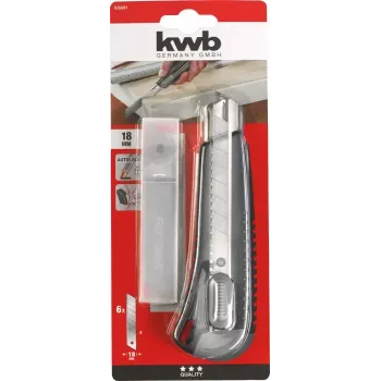 Cúter KWB 026691 cuchilla recambiable 1,8 cm de ancho de hoja