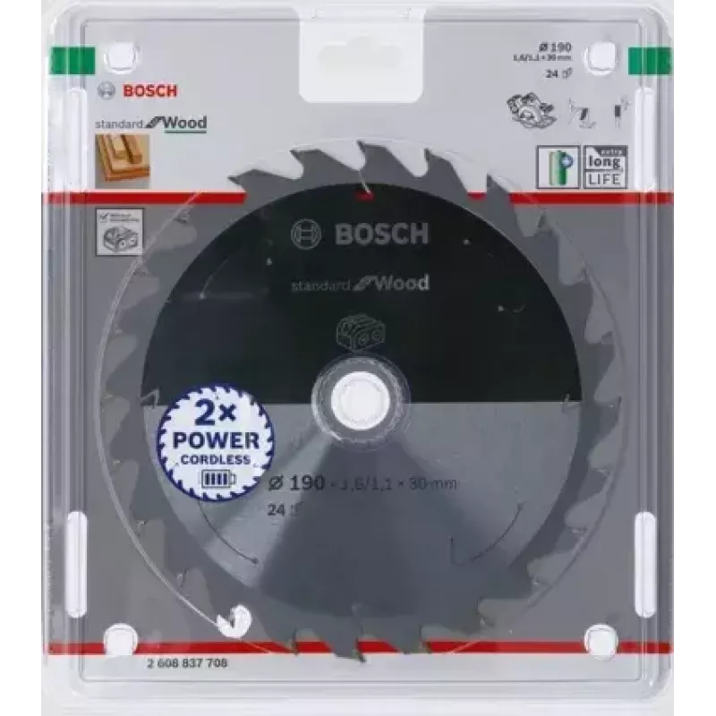Bosch 2 608 837 708 hoja de sierra circular 19 cm 1 ud.