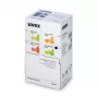 uvex hi-com Mini Tapones para los oídos desechables 24 dB, 100 pares (2112095)