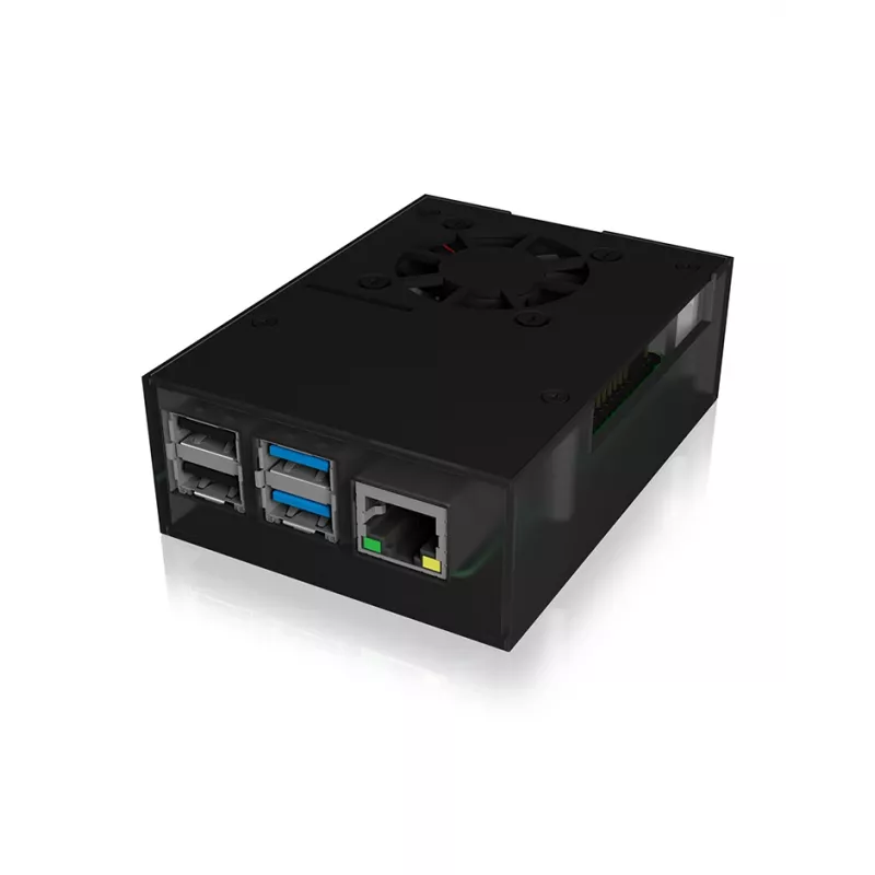 ICY BOX IB-RP108 Carcasa Antracita, Negro