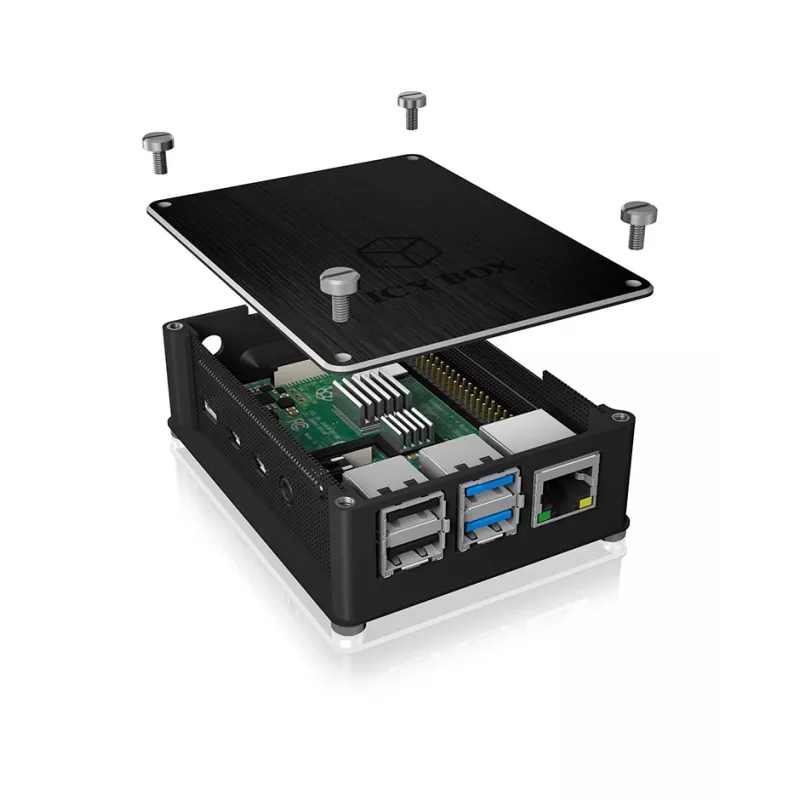 ICY BOX IB-RP110 Carcasa Negro