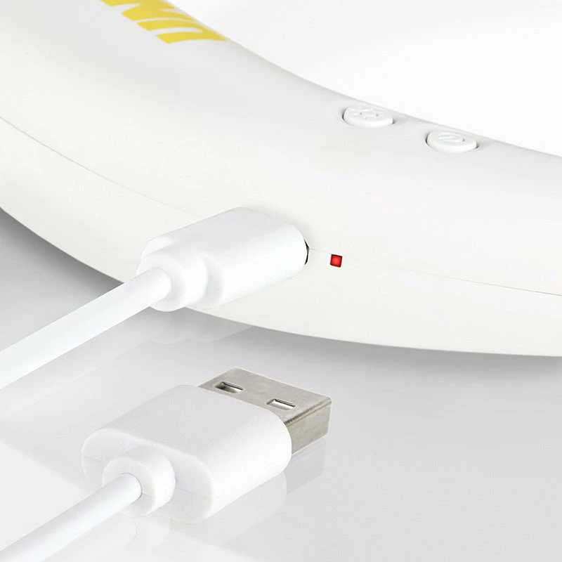 Unold Neck Fan Breezy White, blanco, amarillo, 2 ventiladores, 8 h, ventilador de cuello, blanco, 1 ud.