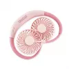Unold Ventilador de cuello Breezy Pink, Rosa, 2 ventiladores, 8 h, ventilador de cuello, Blanco, 1 ud.