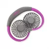 Unold Ventilador de cuello Breezy Anthracite, Antracita, Lila, 2 ventiladores, 8 h, ventilador de cuello, Blanco, 1 ud.