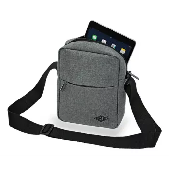 Bolso bandolera WEDO 59 350512 — Poliéster gris Unisex Bolso de hombro/mano, cremallera
