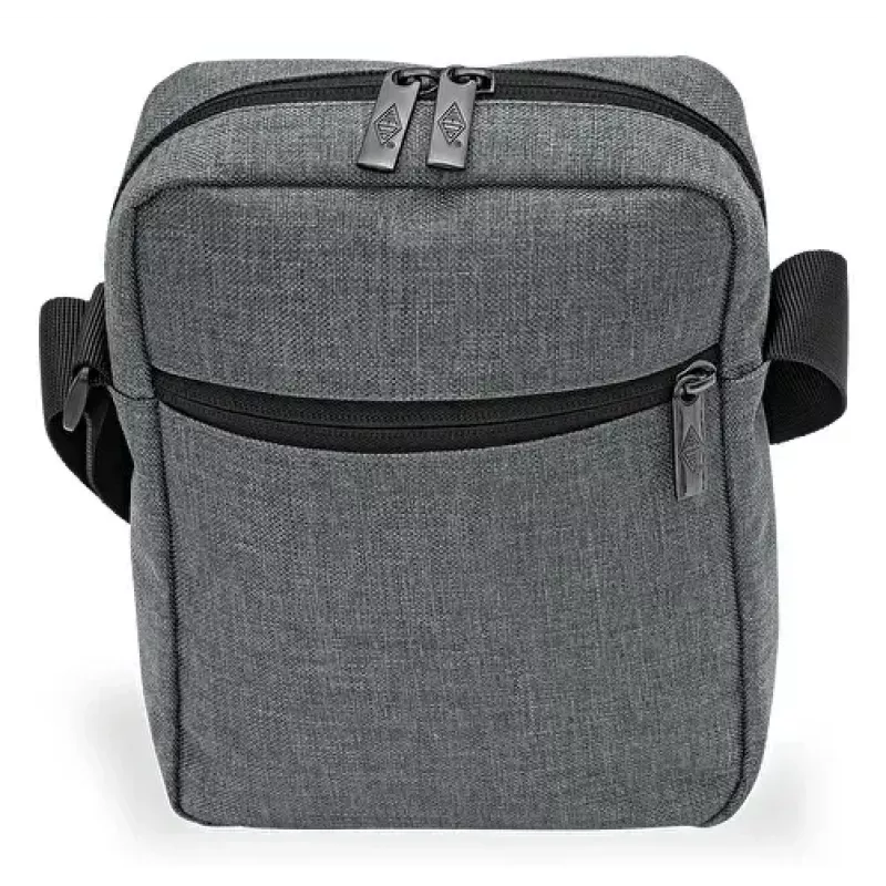 Bolso bandolera WEDO 59 350512 — Poliéster gris Unisex Bolso de hombro/mano, cremallera