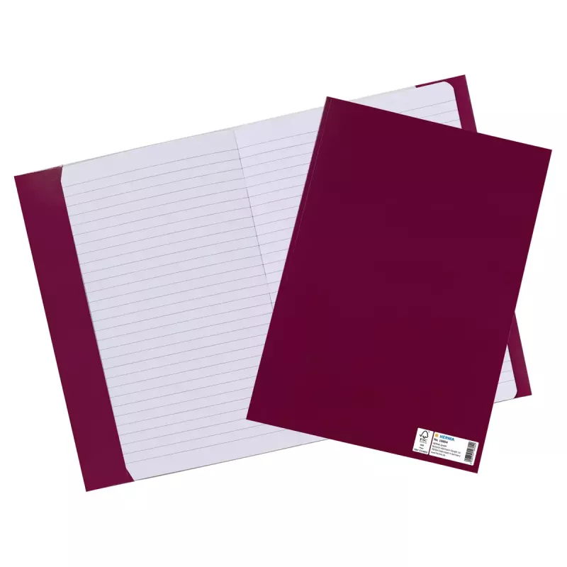 Funda para revistas/libros HERMA 19804 rojo burdeos