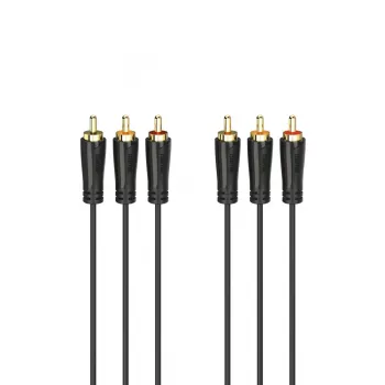 Hama 00205150 Cable de audio 1,5 m 3 x RCA Negro
