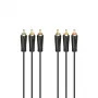 Hama 00205150 Cable de audio 1,5 m 3 x RCA Negro