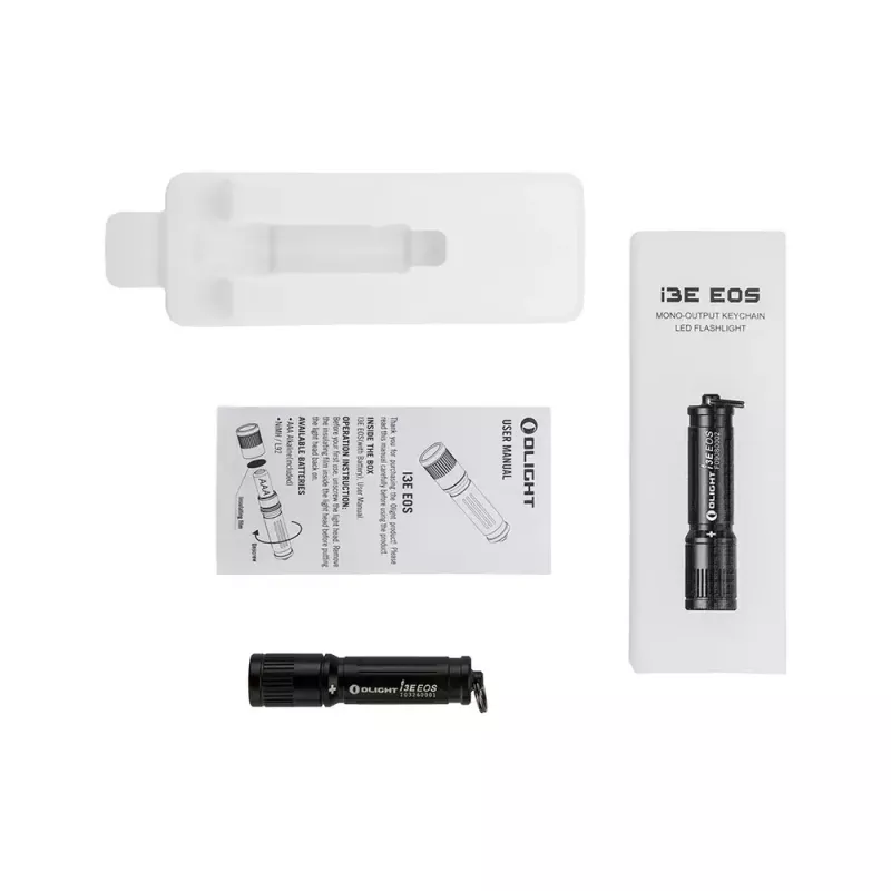 Linterna de mano Olight i3E negra LED 90 lm IPX8 70 h