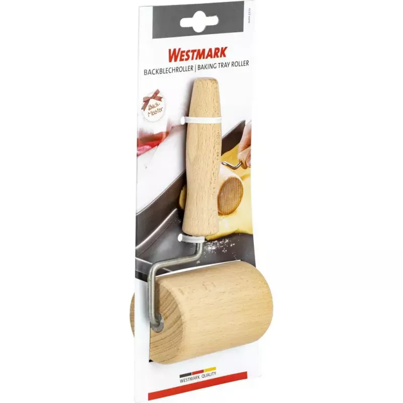 Westmark Woody Caja de cubiertos de madera de haya con superficie lisa, 84 mm de ancho