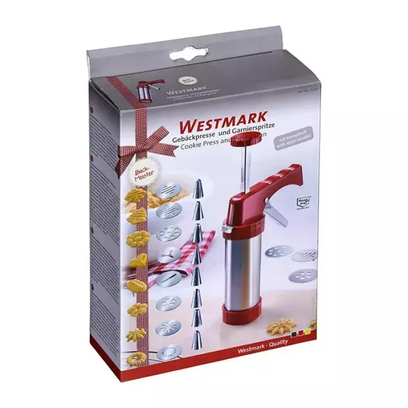 Prensa para galletas Westmark 32332260 Rojo Plata Plástico Acero inoxidable