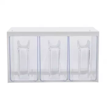 Dispensador Westmark Roma Rectangular 3 L Transparente Blanco