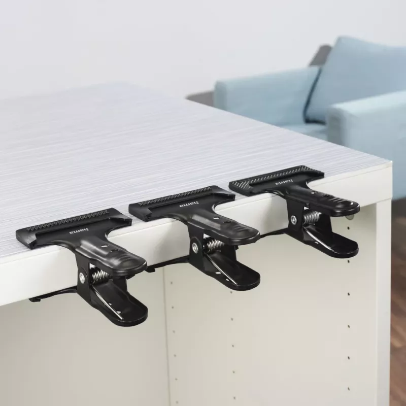Set de pinzas Hama Studio Clamp 40 apertura 6 cm negro