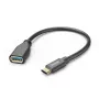 Hama 00125105 cable USB USB 3.2 Gen 1 (3.1 Gen 1) 0,15 m USB A USB C negro