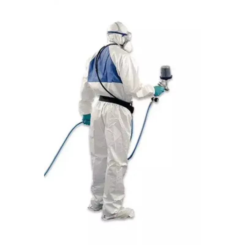 Mono de protección 3M 4520 verde blanco 3XL adultos material SMS