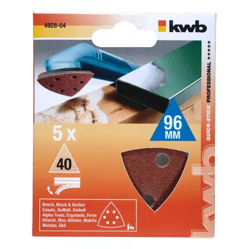 Almohadilla de lijado KWB 492804 5 piezas