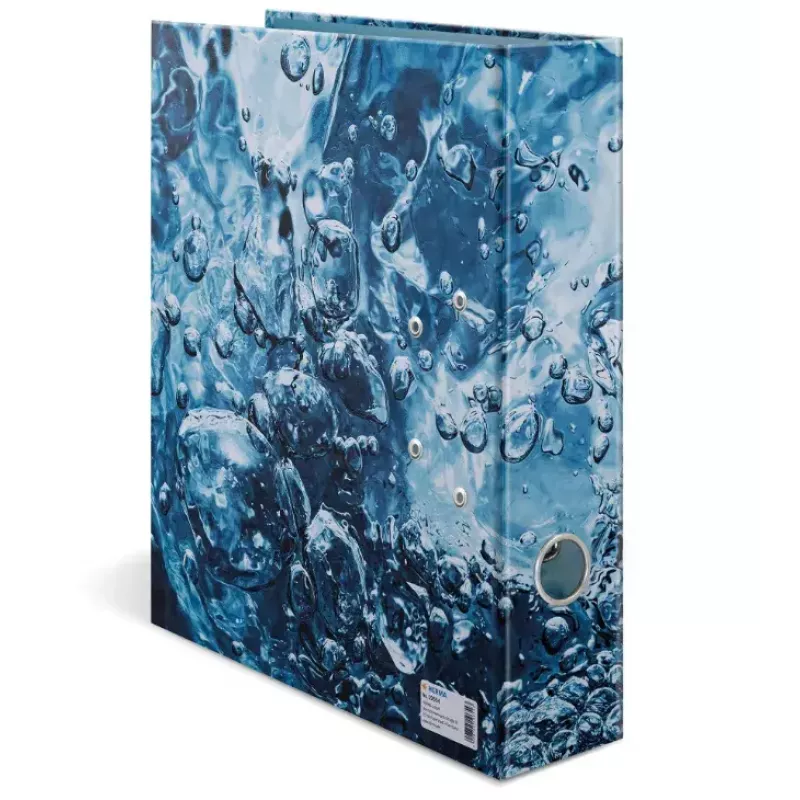 Archivador de anillas HERMA 19654 A4 azul anilla redonda archivo 285x70x315mm