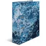 Archivador de anillas HERMA 19654 A4 azul anilla redonda archivo 285x70x315mm